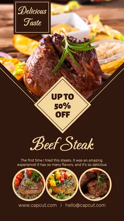 FOOD AND BEVERAGE PROMOTION INSTAGRAM STORY
