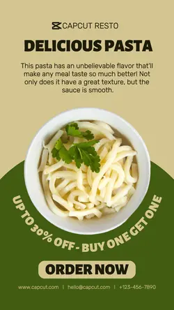 FOOD AND BEVERAGE PROMOTION INSTAGRAM STORY