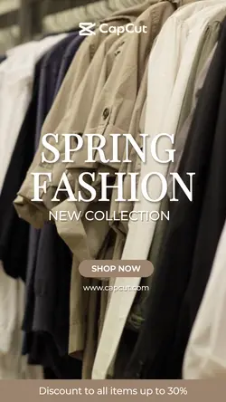 Spring Fashion Product Launch Brown