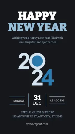 Happy Newyear Instagram Story