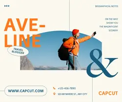 Tourism travel Tourism blogger Display Minimalist