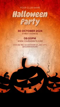 Helloween Party Instagram Story