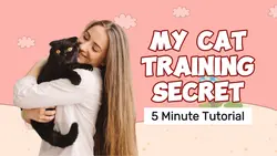 YouTube Thumbnail Pet Training tutorial