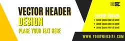 Vector Header Design Email Header