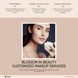 Services Customized Makeup  Display Minima