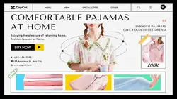 Clothing pajamas introduction Minimalist business 