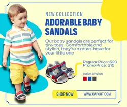 fashion kids promotion facebook post