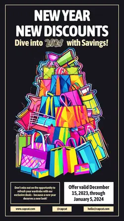 New Year Day New Discount Instagram Story