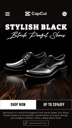 Fashion Industry Black Poofel Shoes TikTok