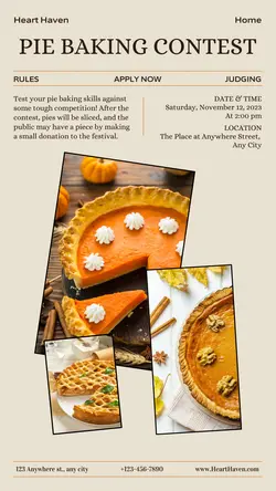 Thanksgiving Contest Donation Promotion Tiktok