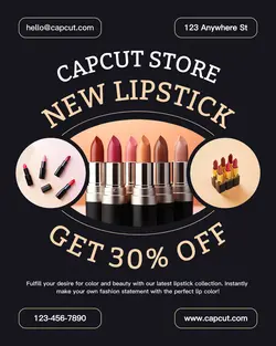 Lipstick Promotion Instagram Portrait