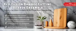 E-Commerce Household Eco-Fusion Bamboo Cutting Boards Ensemble Detail Page
