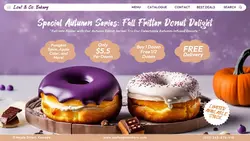 Food Autumn Series Donut Sale Youtube Thumbnail