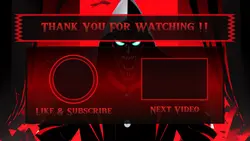 Non marketing Youtube Endscreen Horror Red