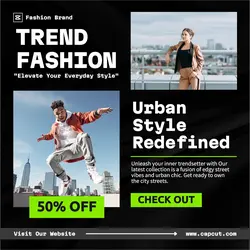 Fashion Trend Urban Instagram Post