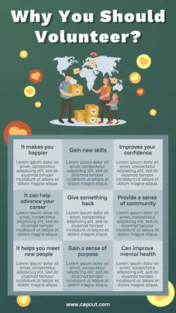 Why You Should Volunteer Infographic