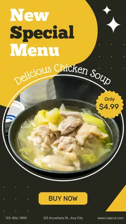 Chicken Soup Food & Beverage TikTok Post