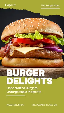 Burger Product Display