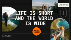 Non-marketing Travel Blogger Facebook Cover