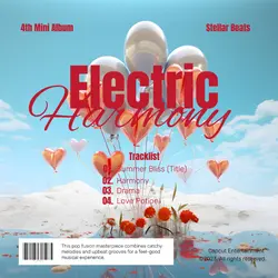 Non Marketing Album Cover Pop Blue Red