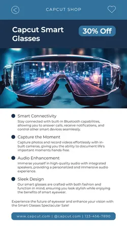 Smart Glasses Promotion Instagram Story
