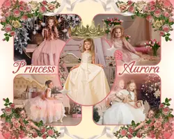 Non-Marketing Photo Collage Princess Pink Flower Aesthetic