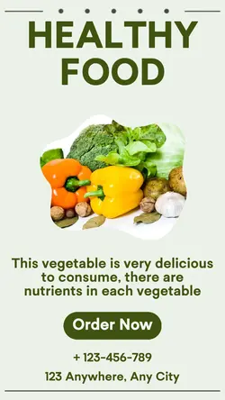 Healthy Food display