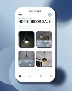 Home Decor Product Promotion Poster