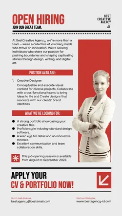 Open Hiring Recruitment Instagram Story