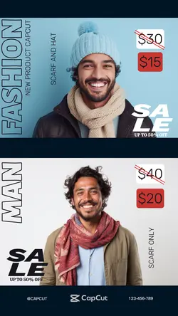 MAN FASHION SALE INSTAGRAM