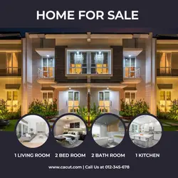 Real estate Product Display Home for Sale