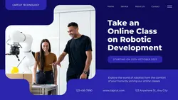 Robotic Online Class Twitter Post