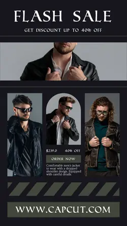 Flash Sale Jacket Promotion Page