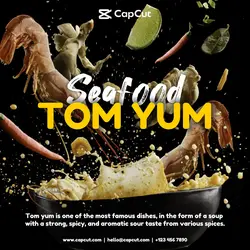 Foods & Beverage Seafood Tom Yum Instagram Post Foods & Beverage Seafood Tom Yum Instagram Post