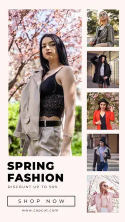 Spring Fashion Promo Discount Minimalist