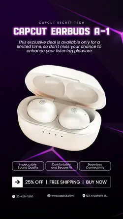 Earbuds Sale - Instagram Story