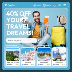 2024hot Promotional Page In-app Activity Page Travel