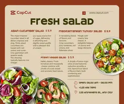 Fresh Salad Promotion Facebook Post