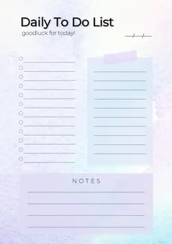 Non-Marketing Planner & Schedule Daily 