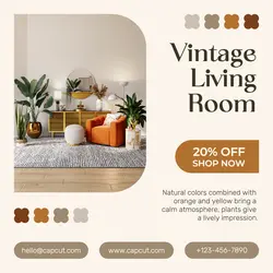 Furniture Vintage Living Room Promotion