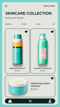 2024hot Activity Page Beauty Care