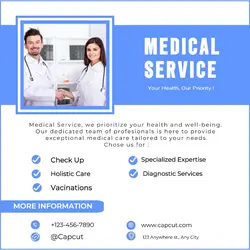 MEDICAL SERVICE INDUSTRY INSTAGRAM POST 
