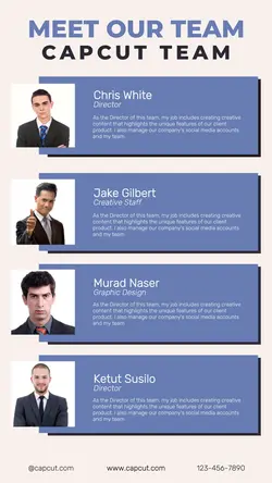 Business Team Introduction Instagram Story