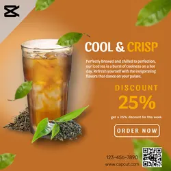 Food and brevery Cool n crisp instagram post