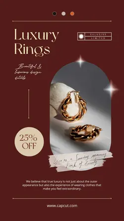 Luxury Rings Jewelry Promotion