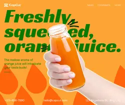 foodstuff&orange juice share Minimalist style