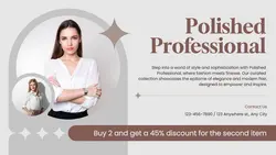 Fashion Professional Promotion Facebook Cover