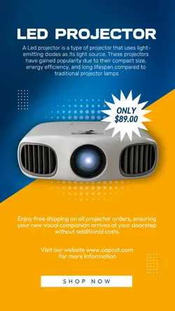 Electronic Projector Sale Instagram Story