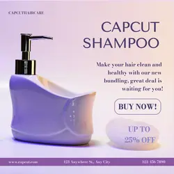 Beauty Shampoo Sale Instagram Post