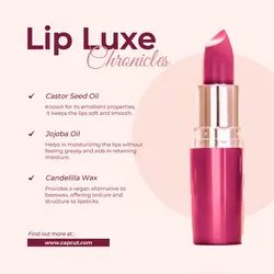 Beauty Lip Luxe Chronicles Instagram Post